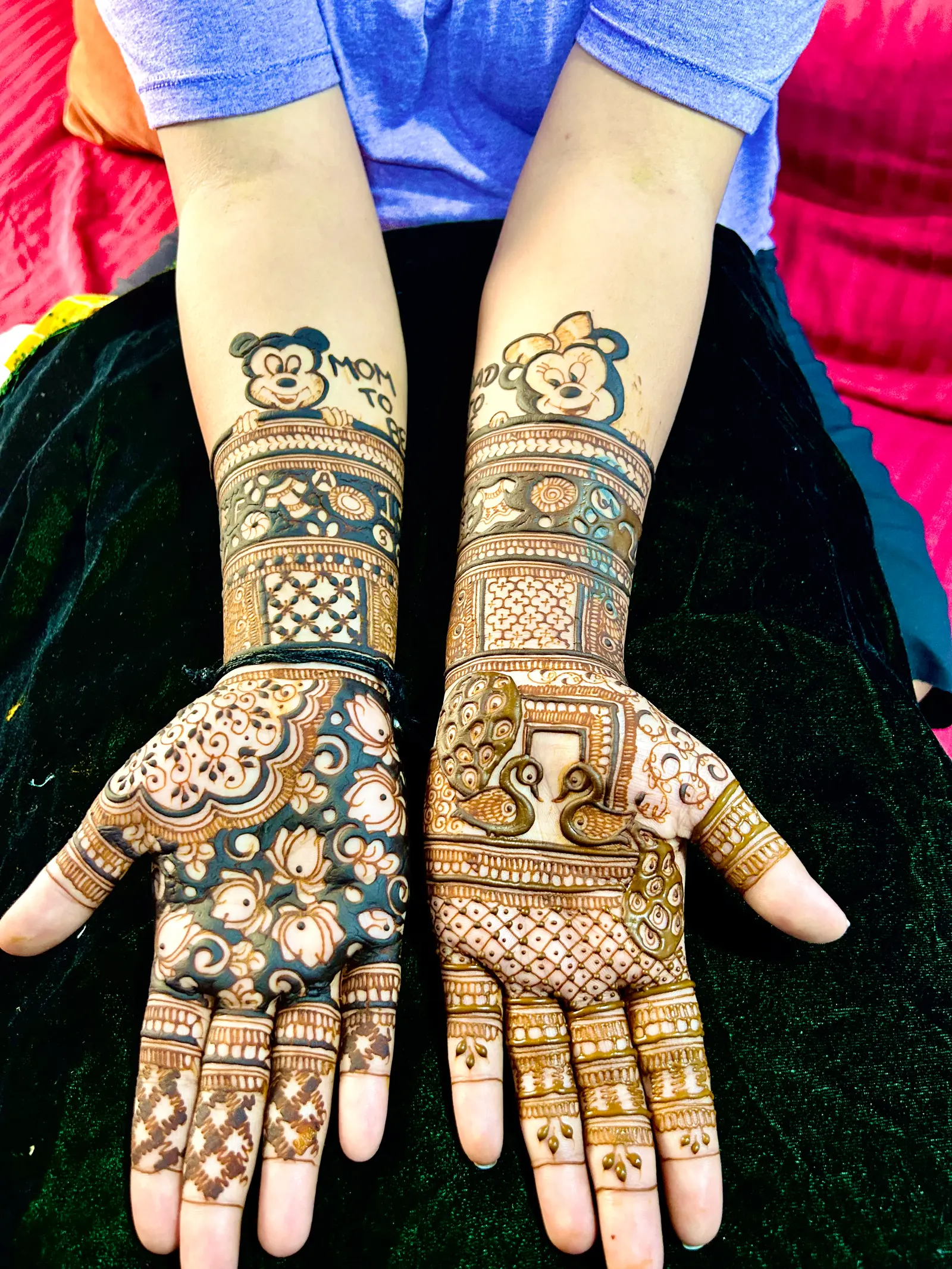 Baby Shower mehndi design by Shiva Mehndi Art