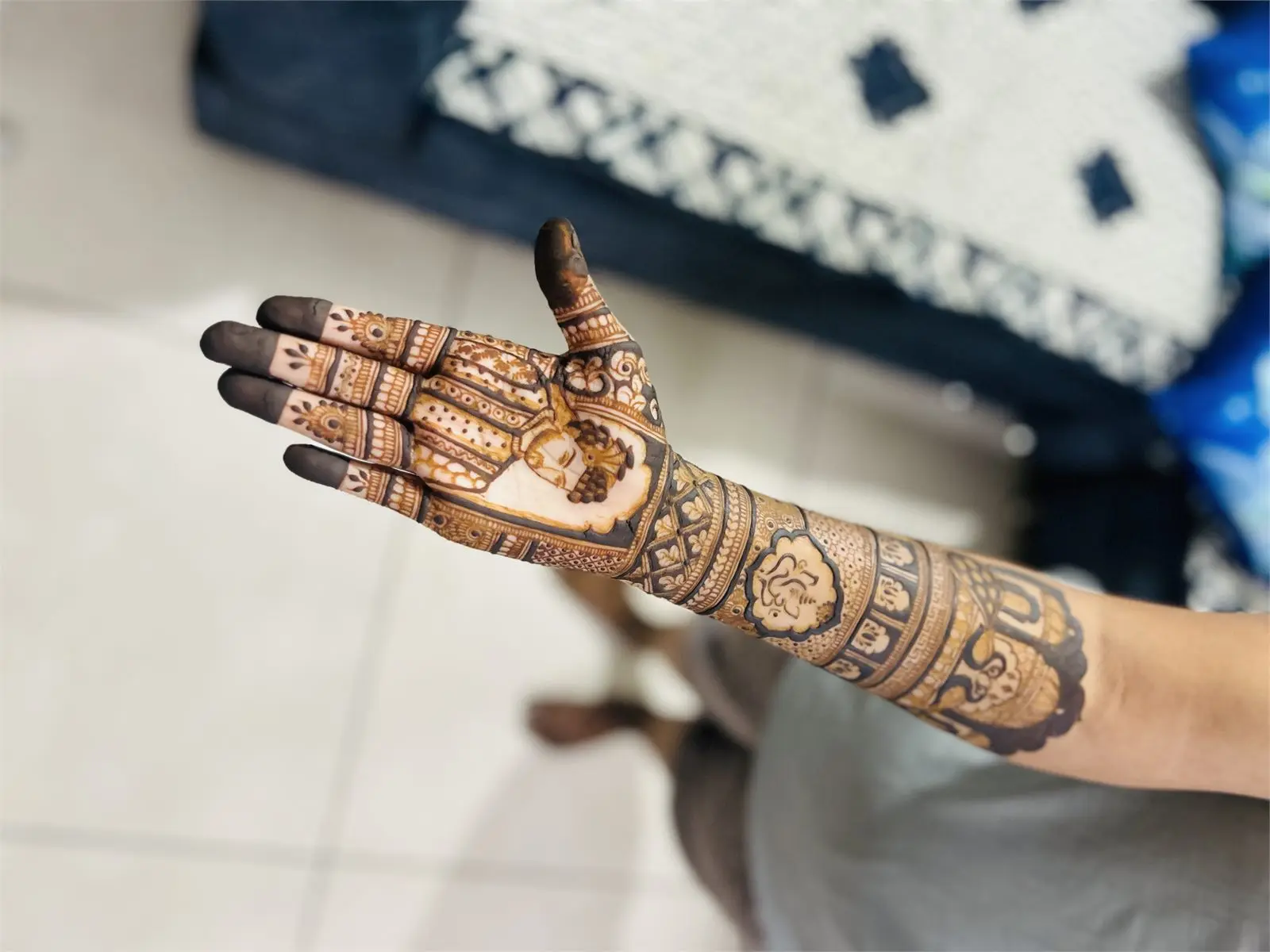 Bridal mehndi design by Shiva Mehndi Art