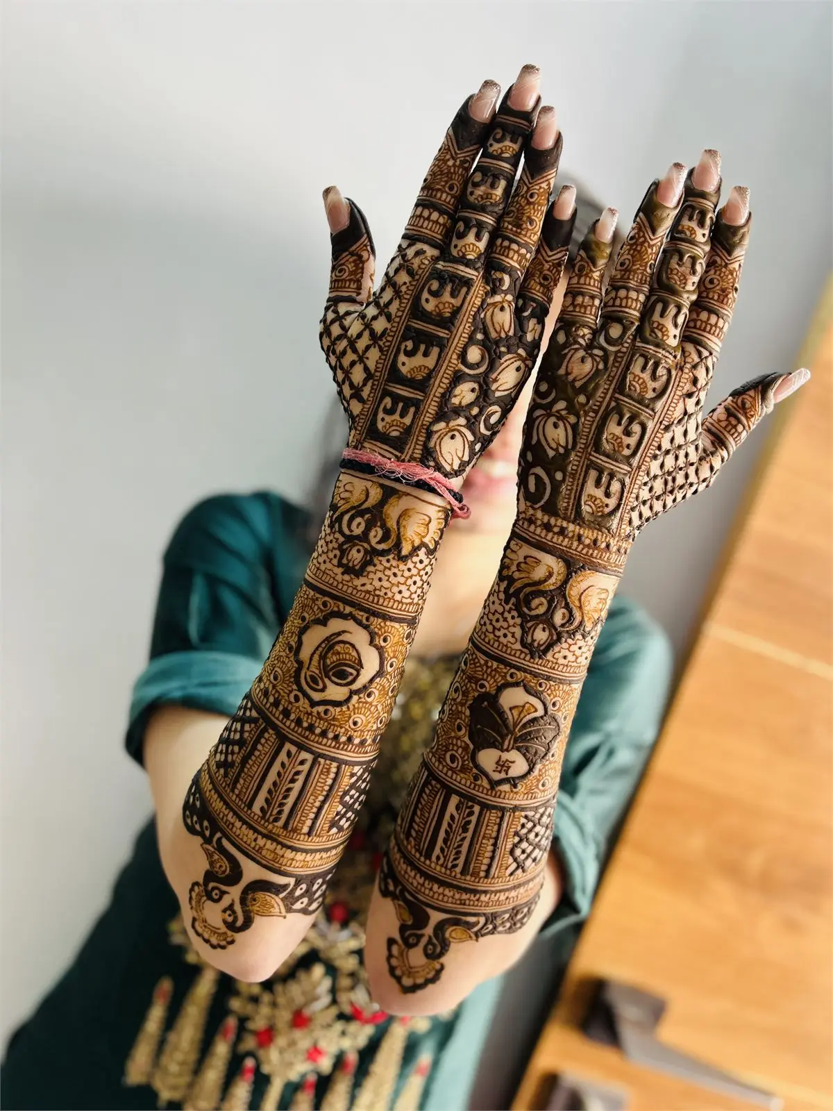 Bridal mehndi design by Shiva Mehndi Art