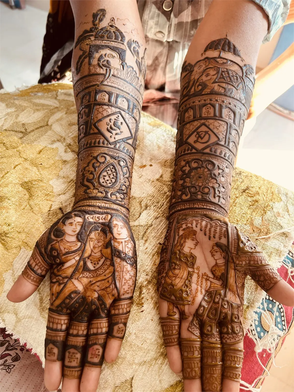 Bridal mehndi design by Shiva Mehndi Art