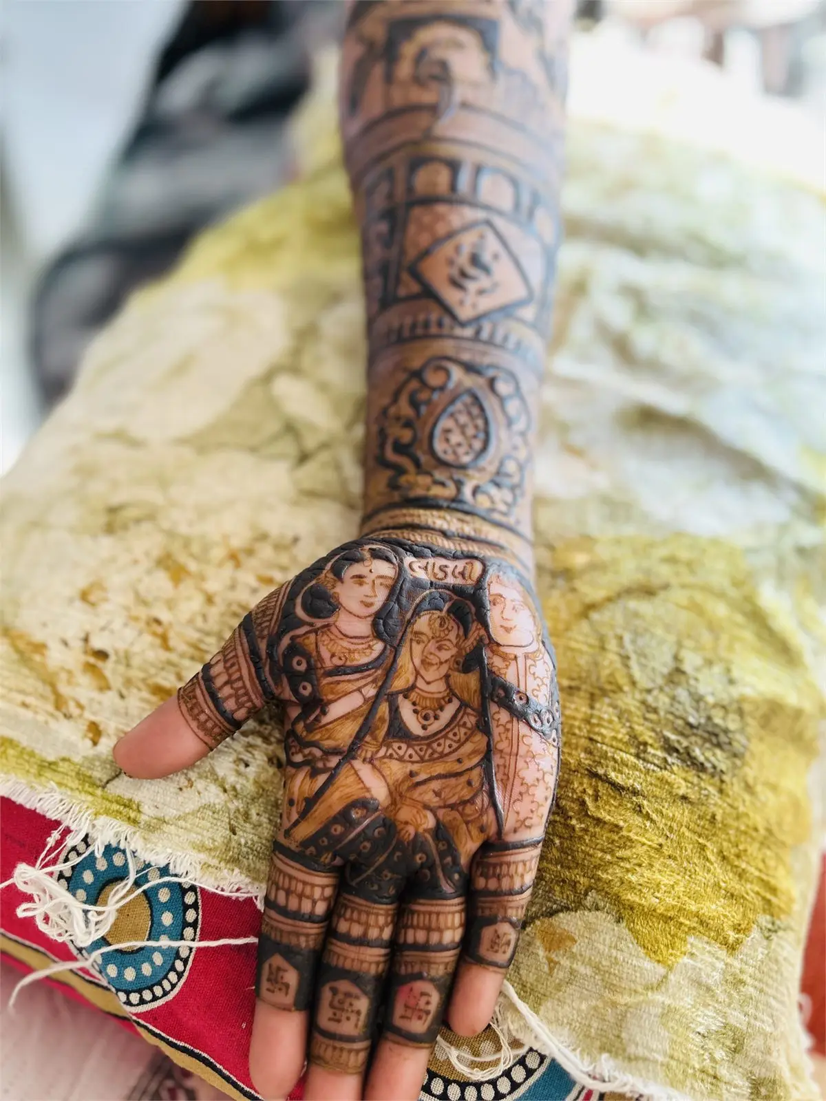 Bridal mehndi design by Shiva Mehndi Art