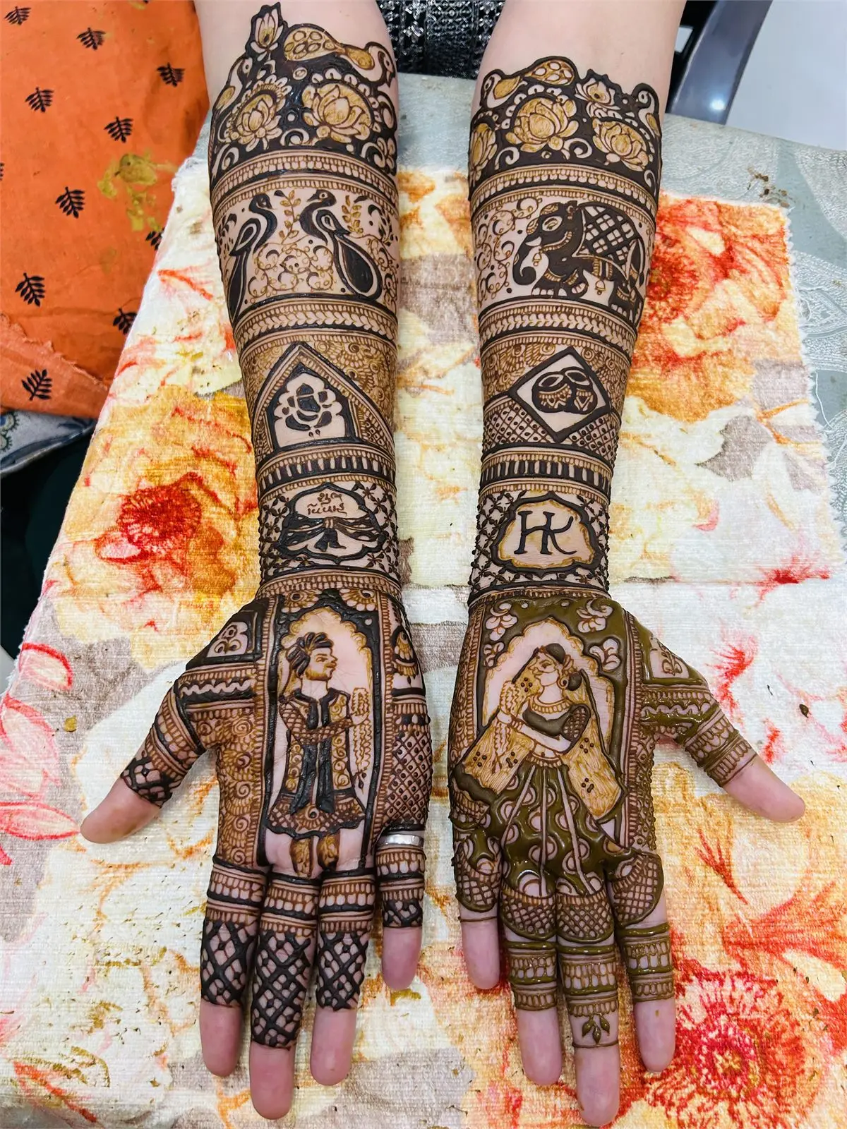 Bridal mehndi design by Shiva Mehndi Art